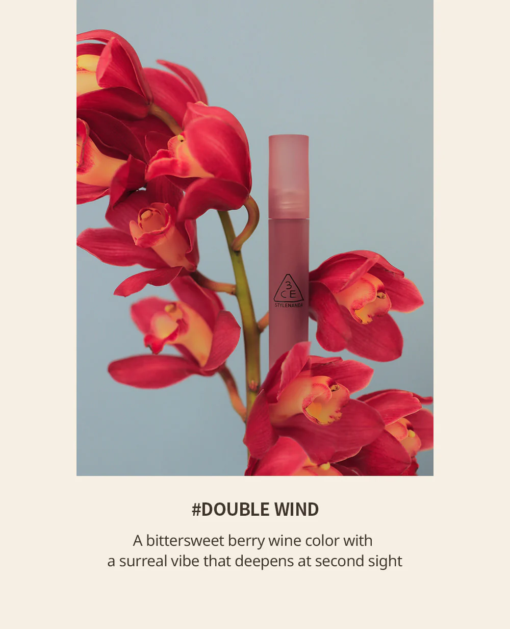 3CE Blur Water Lip Tint #Double Wind - Image 2