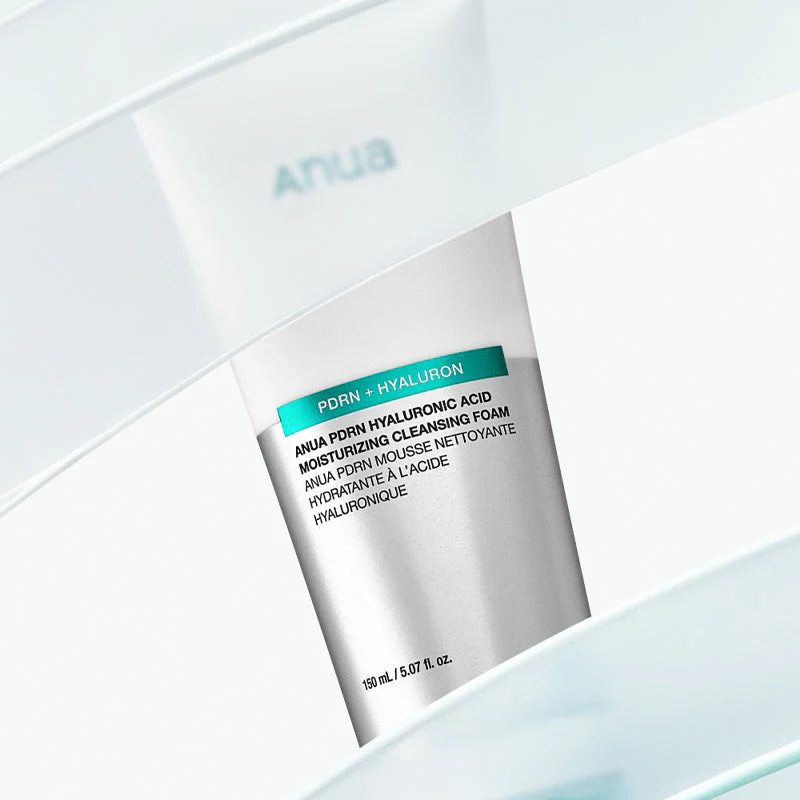 Anua PDRN Hyaluronic Acid Moisturizing Cleansing Foam 150ml - Image 4