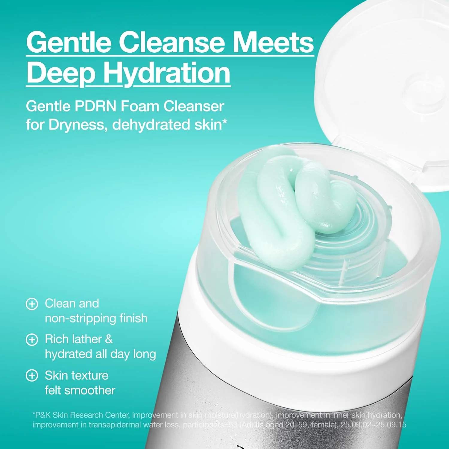 Anua PDRN Hyaluronic Acid Moisturizing Cleansing Foam 150ml - Image 5