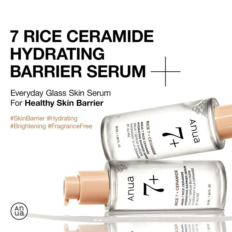 Anua 7 Rice Ceramide Hydrating Barrier Serum 50ml - Image 4