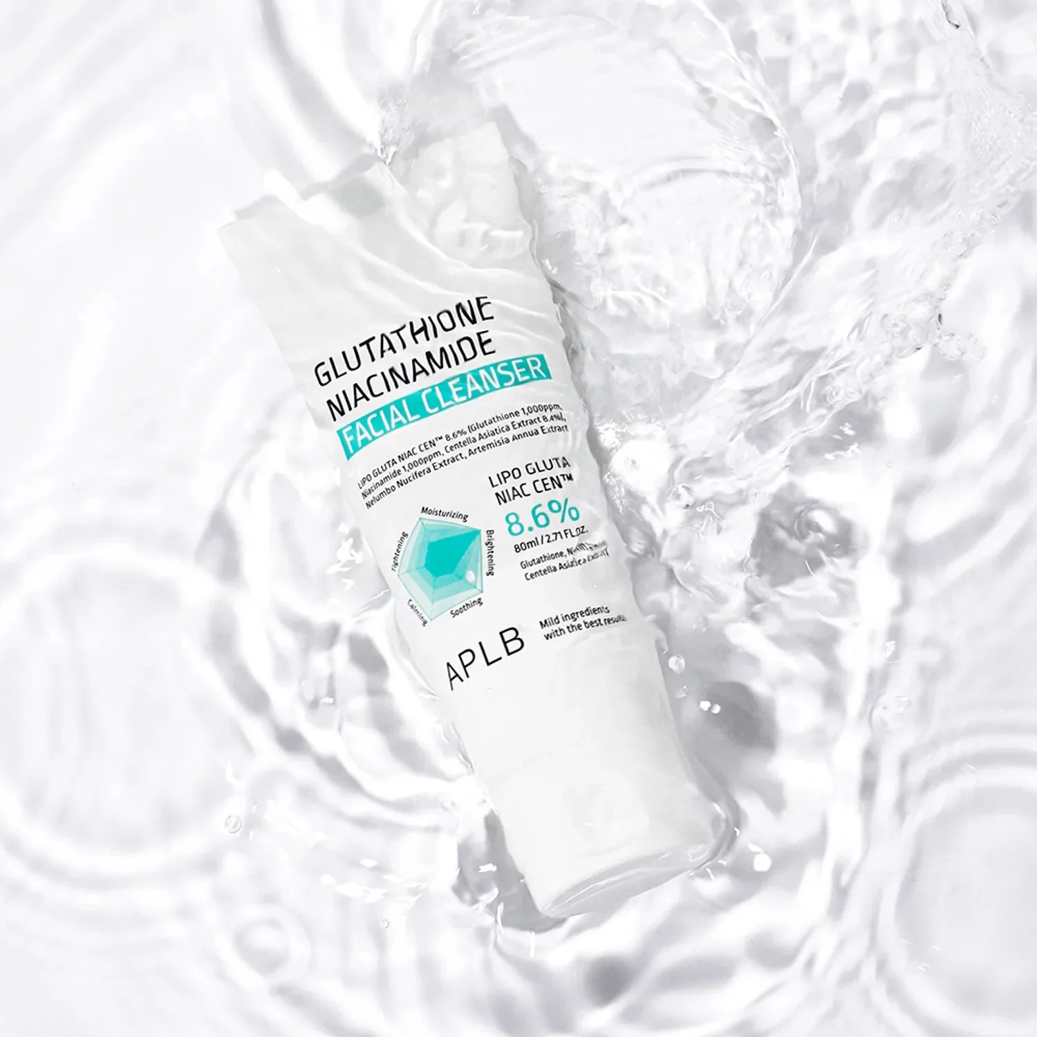 APLB Glutathione Niacinamide Facial Cleanser 80ml - Image 2
