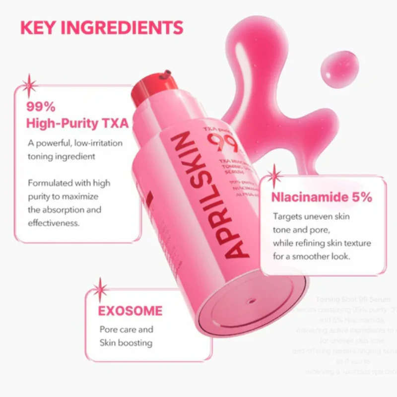 April Skin Txa Niacinamide Toning Shot 99 Serum 30ml - Image 2