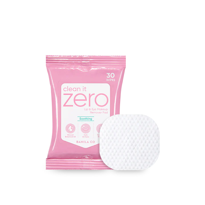 Banila Co Clean it Zero Soothing Lip & Eye Removing Pad 30Pcs - Image 3