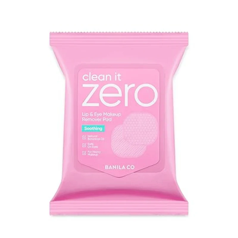 Banila Co Clean it Zero Soothing Lip & Eye Removing Pad 30Pcs - Image 4