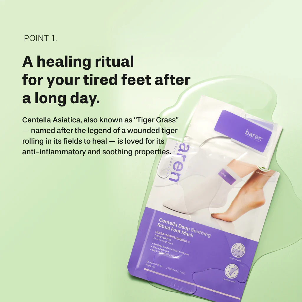 Baren Centella Deep Soothing Ritual Foot Mask 2ea - Image 4
