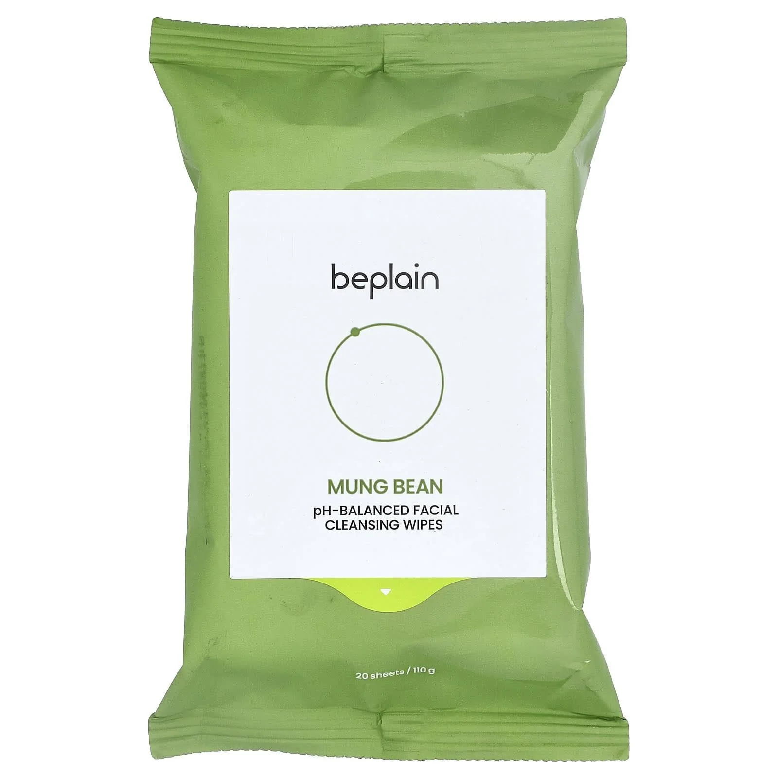 Beplain Mung Bean PH-Balanced Facial Cleansing Wipes 20Pcs