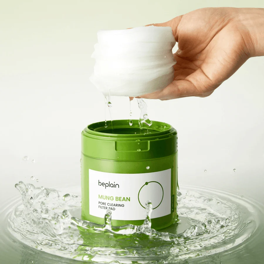 Beplain Mung Bean Pore Clearing Filter Pad 70 Pads 180ml - Image 2