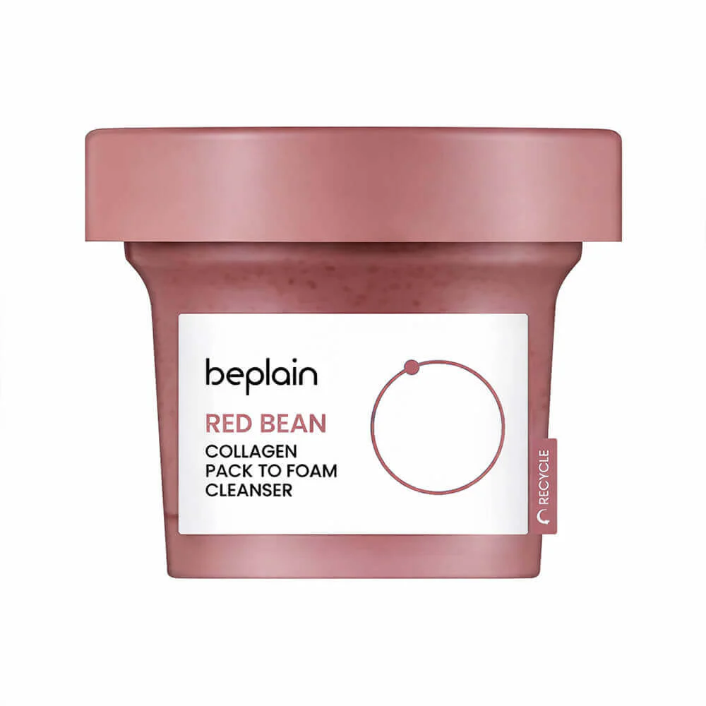 Beplain Red Bean Collagen Pack To Foam Cleanser 100ml