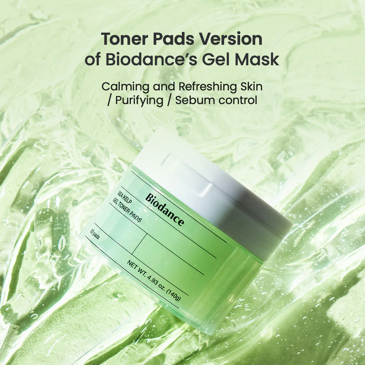 Biodance Sea Kelp Gel Toner Pads 60 Pads - Image 2
