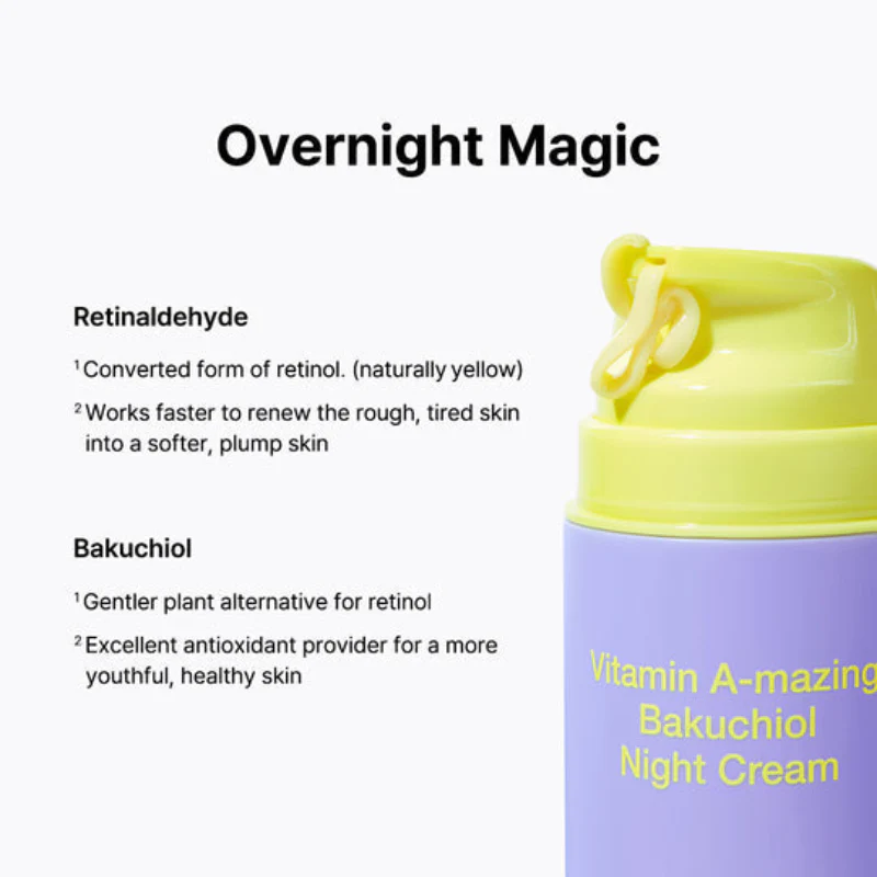 By Wishtrend Vitamin A-mazing Bakuchiol Night Cream 30g - Image 3