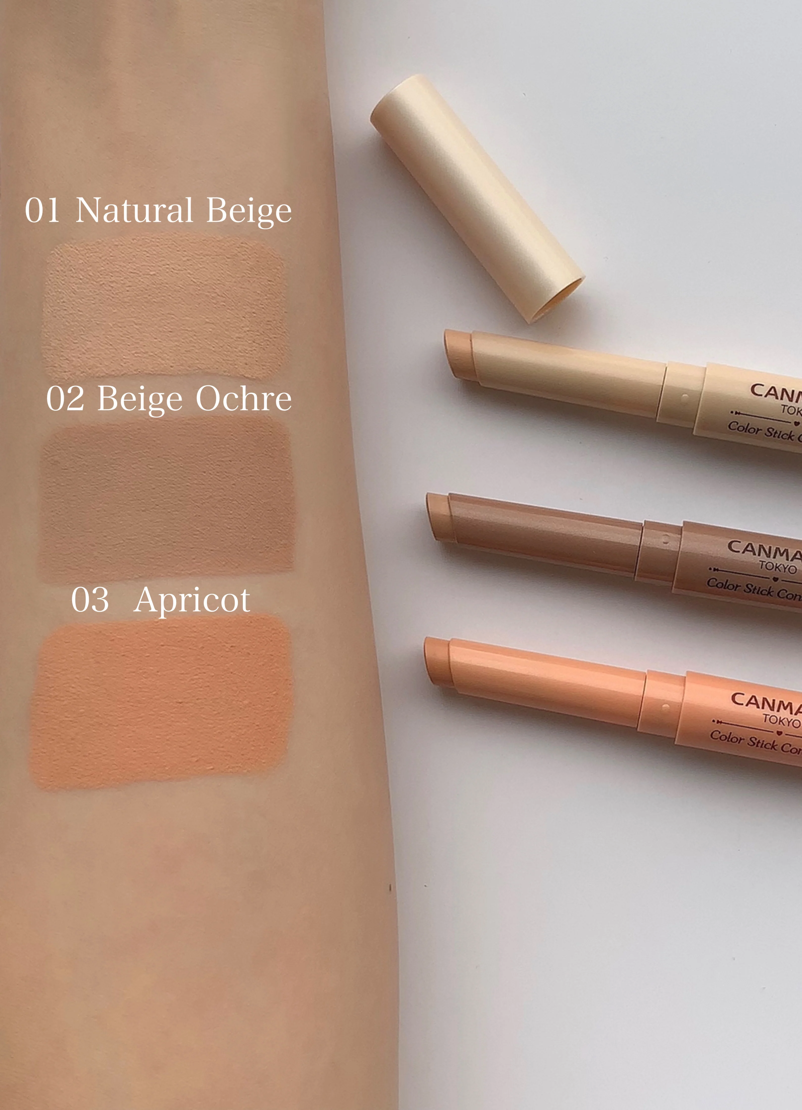 Canmake Color Stick Concealer 03 Apricot - Image 2