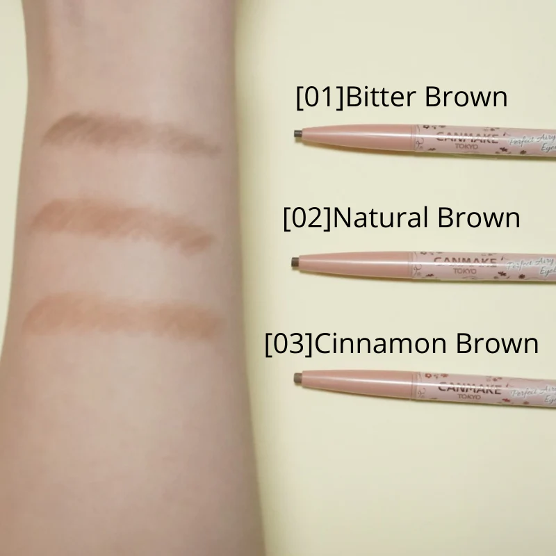 Canmake Perfect Airy Eyebrow 03 Cinnamon Brown - Image 2