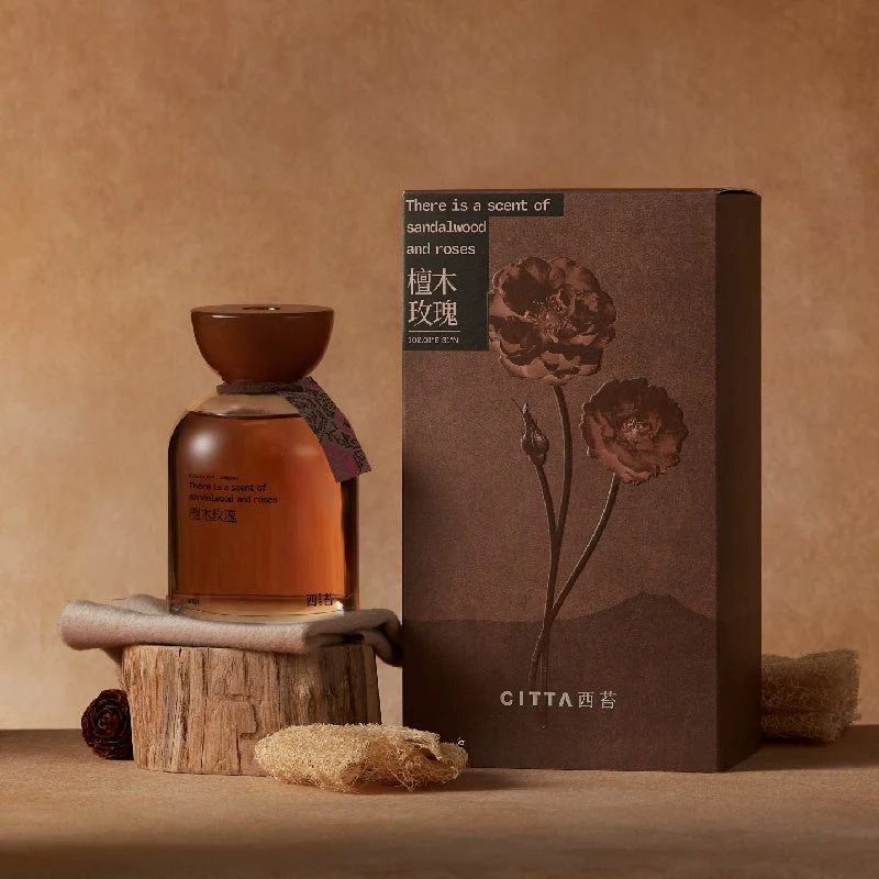 Citta Gold Mountain Rose Series Sandalwood And Roses 500ml - Image 3
