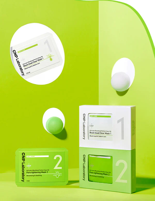 CNP Laboratory Anti-Pore Black Head Perfect Clear Kit 3 Times - Image 3