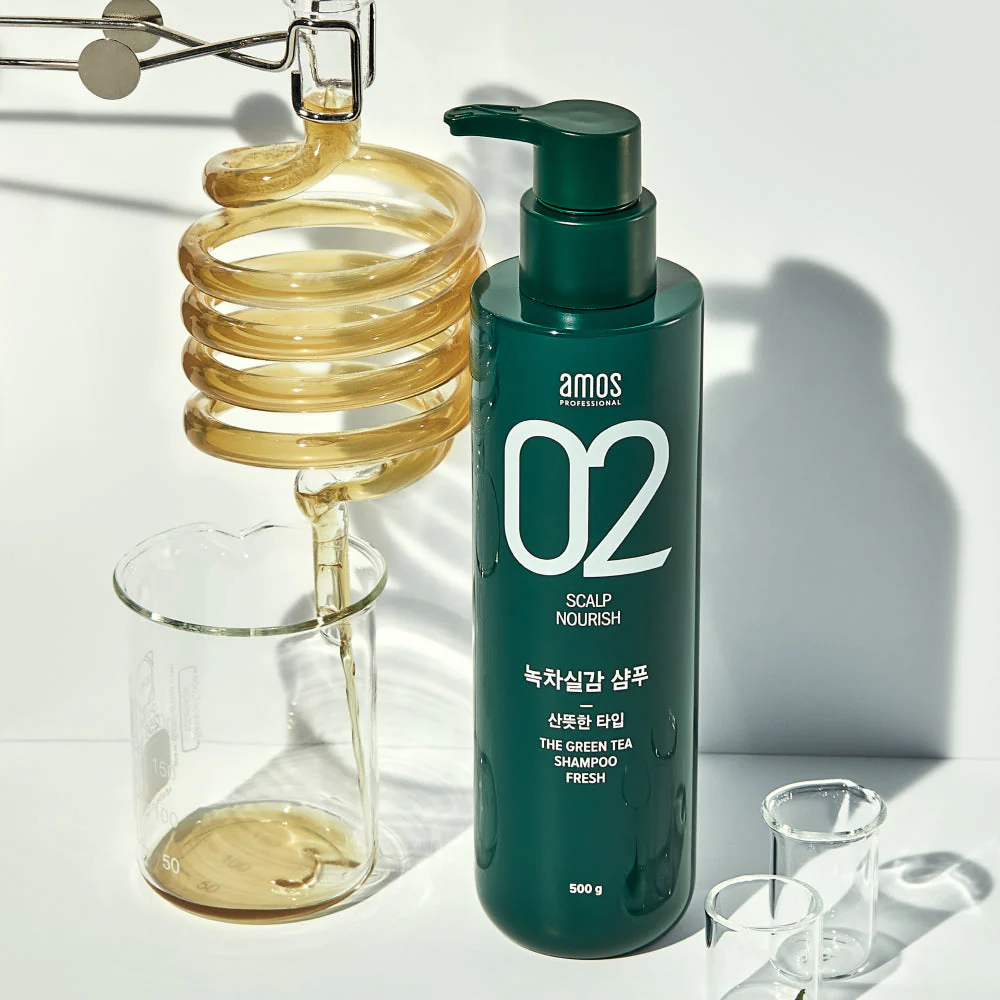 Amos Professional The Green Tea Shampoo Refresh 500g - Image 7