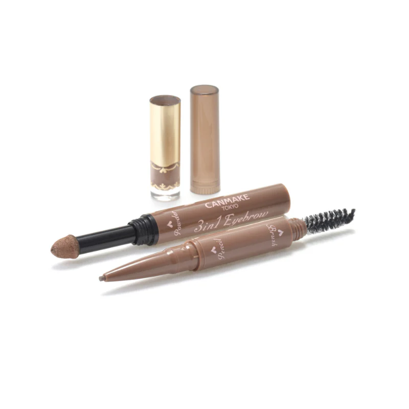 Canmake 3 in1 Eyebrow 02 Ash Brown N - Image 2
