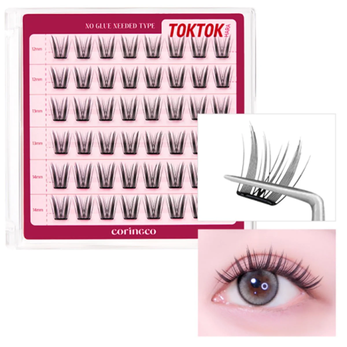 Coringco Toktokhara No Glue Eyelash - Image 11
