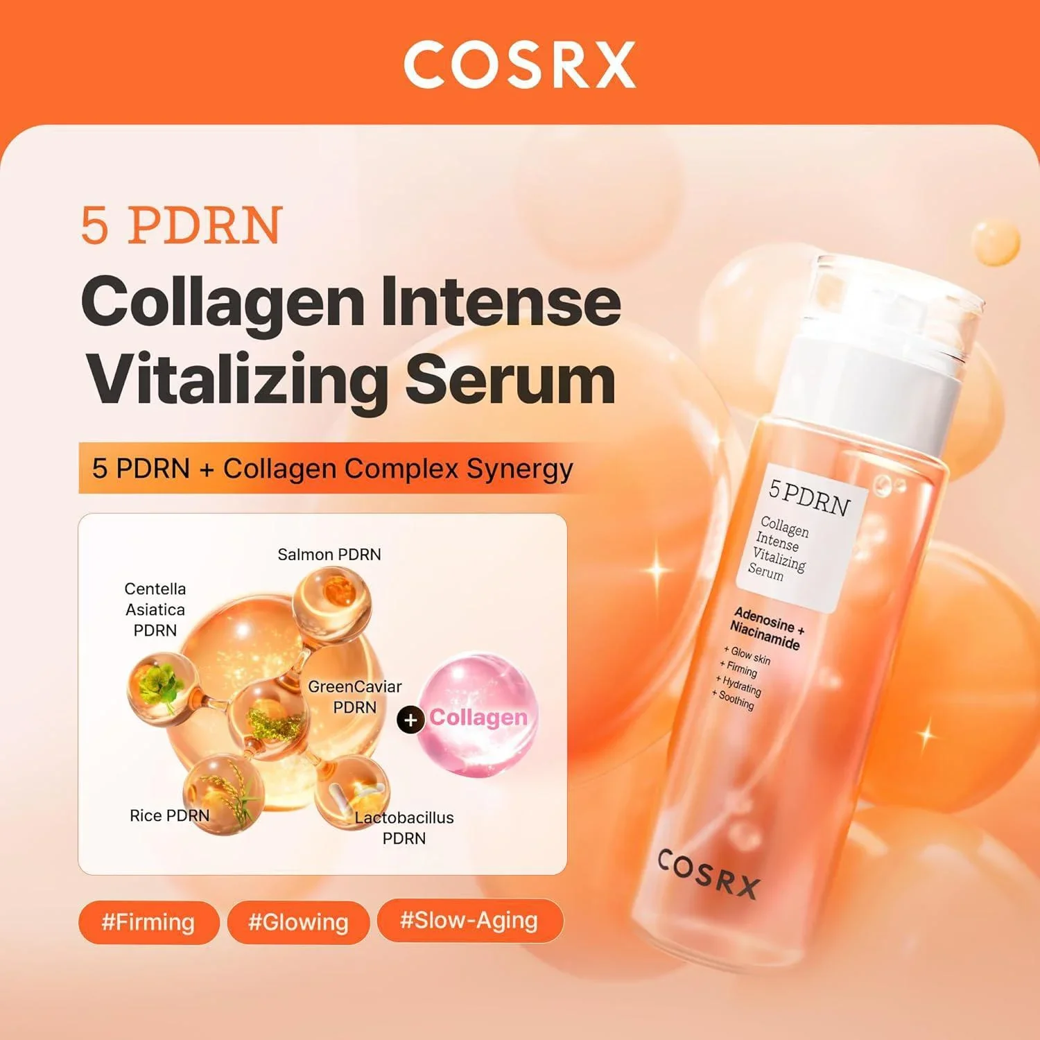 Cosrx 5 Pdrn Collagen Intense Serum 100ml - Image 3