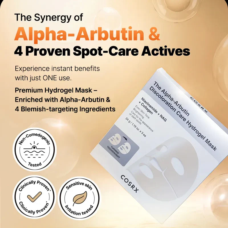 Cosrx Arbutin Discoloration Hydrogel Mask 1Pc - Image 5