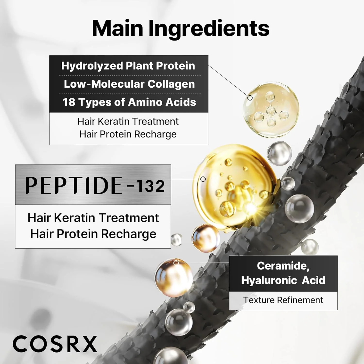 Cosrx Peptide-132 Ultra Bonding Shampoo 200ml - Image 4
