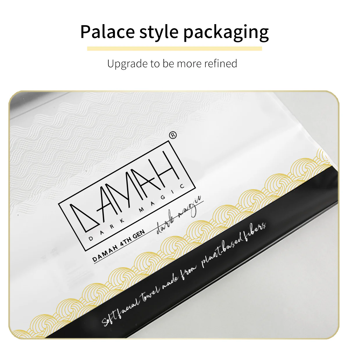 DAMAH Dark Magic Disposable Facial Towel 260g 80Pcs - Image 3