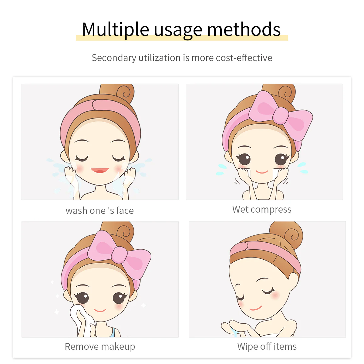 DAMAH Dark Magic Disposable Facial Towel 260g 80Pcs - Image 8