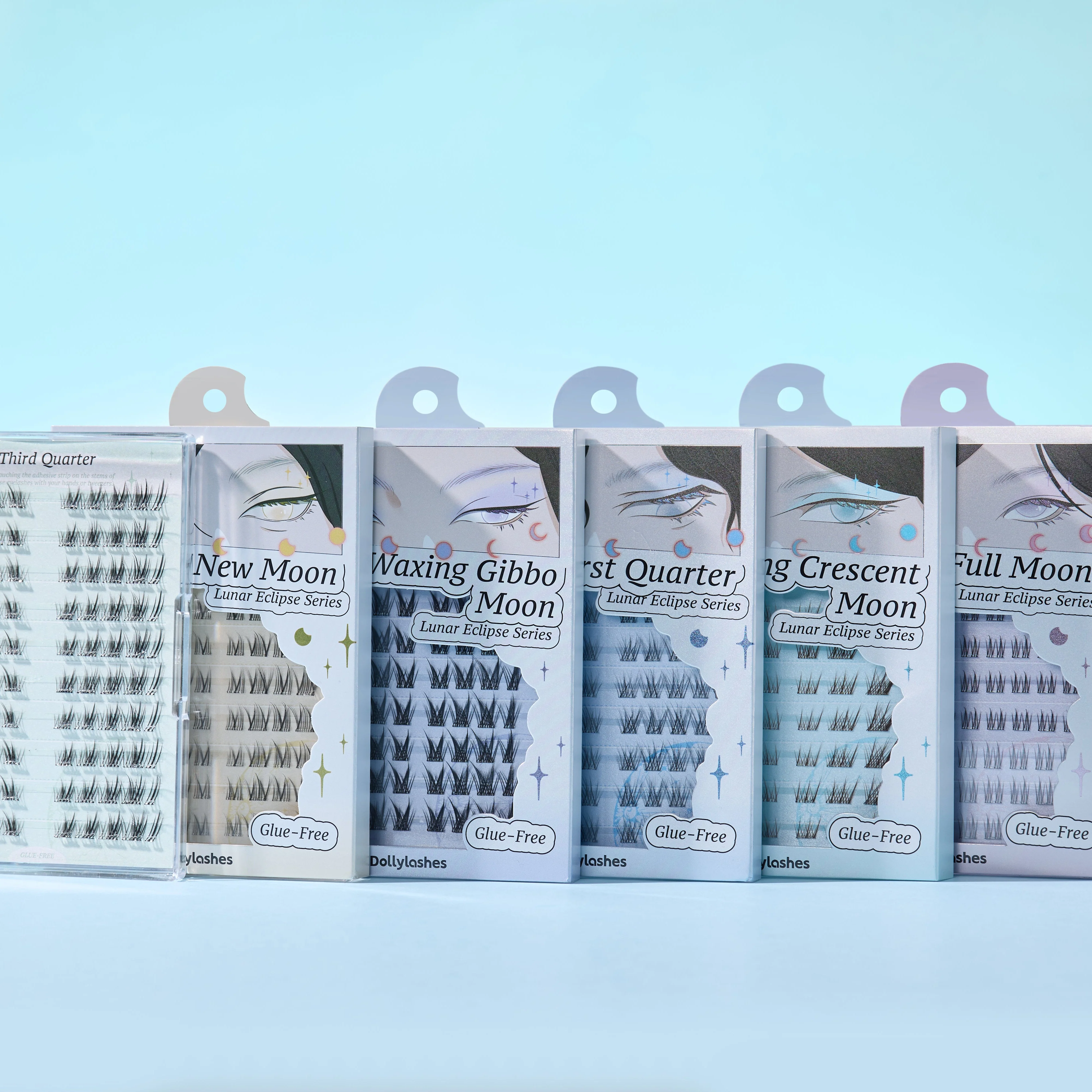Dollylashes Lunar Eclipse Series Fox Type Brown 60Pcs - Image 2