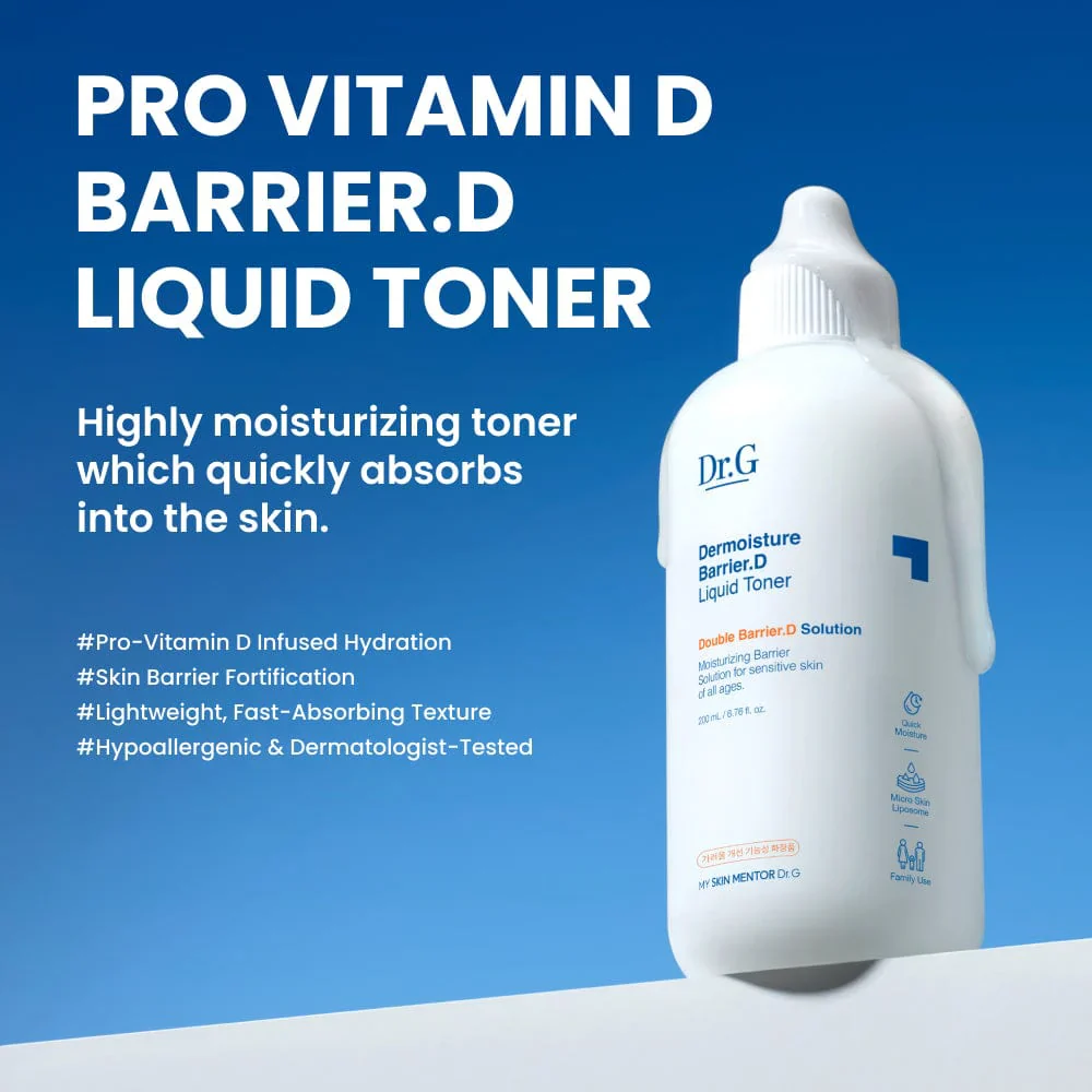 Dr.G Dermoisture Barrier.D Liquid Toner Set 200+100 - Image 3