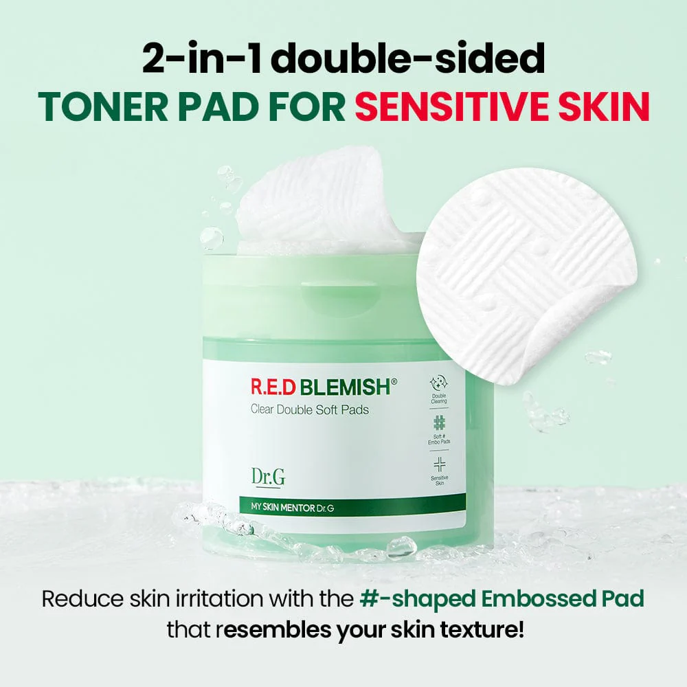 Dr.G R.E.D Blemish Clear Double Soft Pads 60 Renewal - Image 2