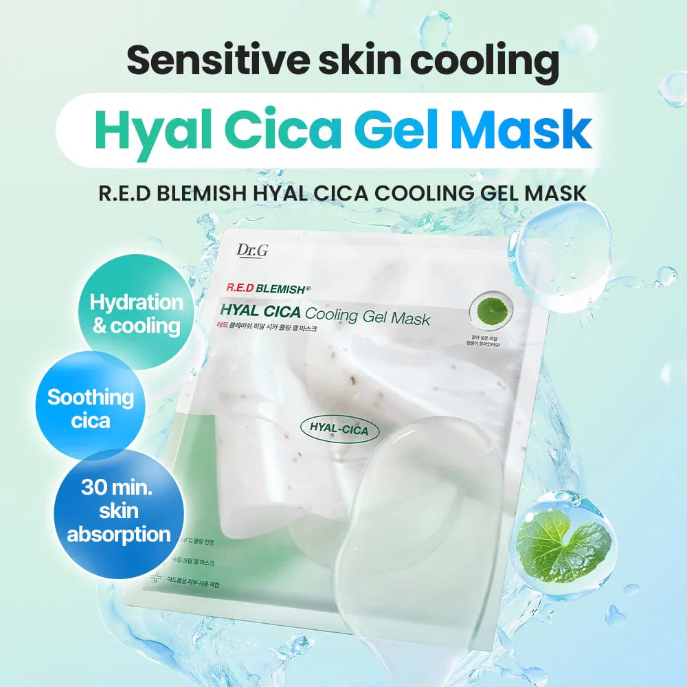 Dr.G R.E.D Blemish Hyal Cica Cooling Gel Mask 1Pc - Image 3