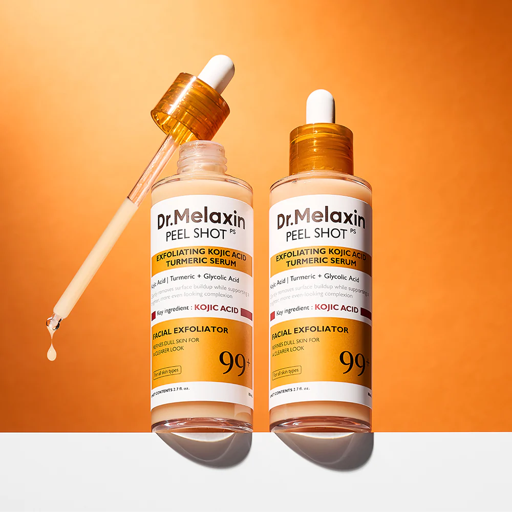 Dr.Melaxin Peel Shot Exfoliating Kojic Acid Turmeric Serum 80ml - Image 3