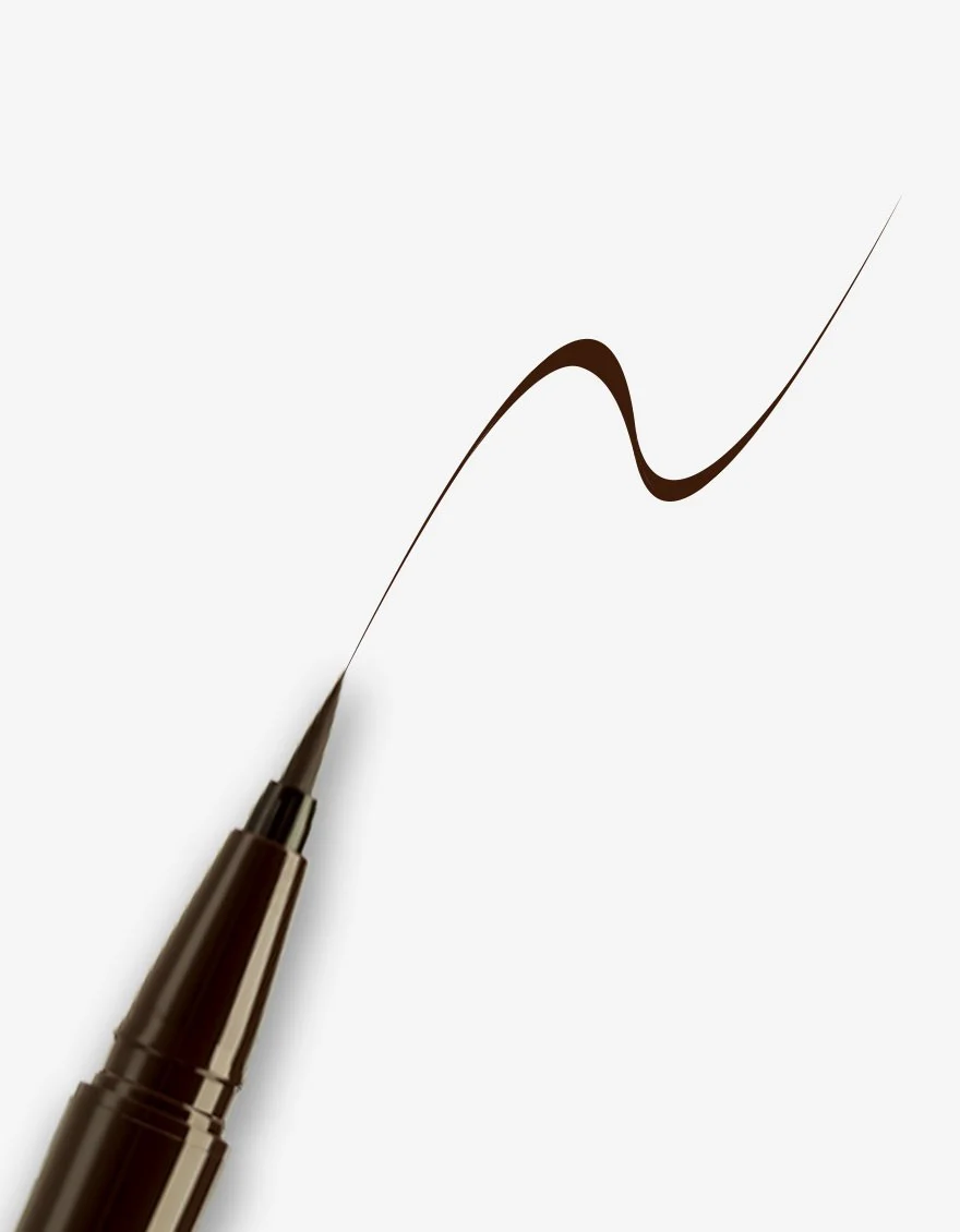 Dup Silky Liquid Eyeliner Waterproof Brown Black - Image 3