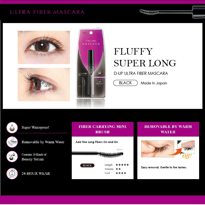 Dup Ultra Fiber Mascara Super Long - Image 4