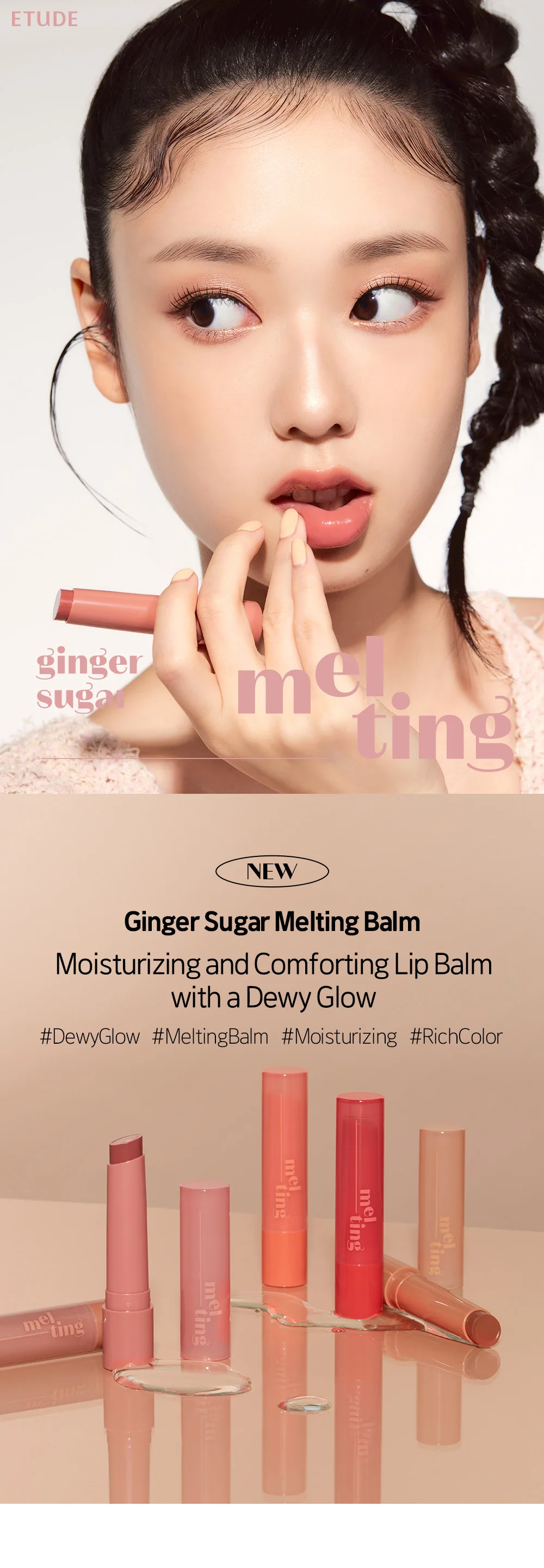 Etude House Ginger Sugar Melting Balm - Image 4