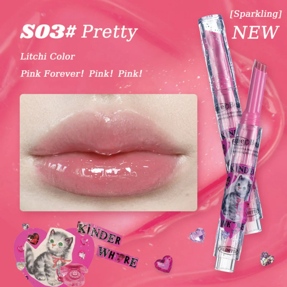 Flortte I Am Super Beauty Jelly Lipstick 1.5g - Image 10