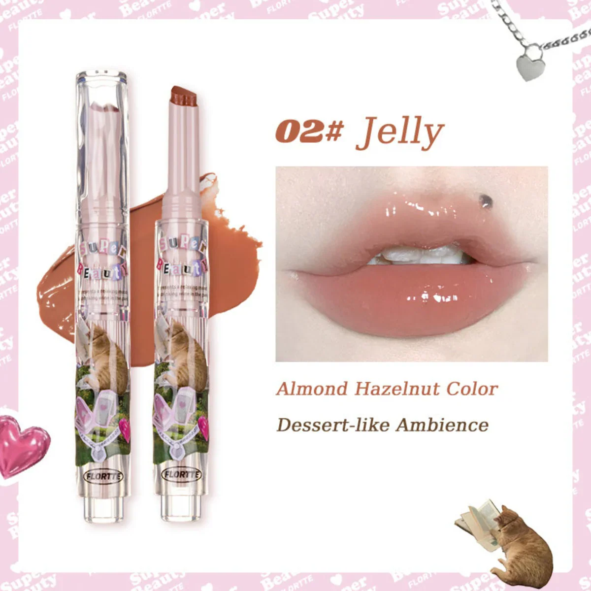 Flortte I Am Super Beauty Jelly Lipstick 1.5g - Image 3