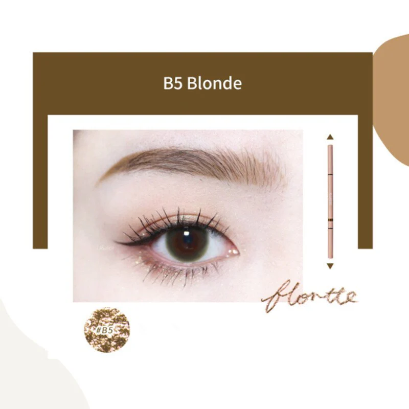 Flortte Rotating Double-Headed Fine Eyebrow Pencil 0.05g - Image 5