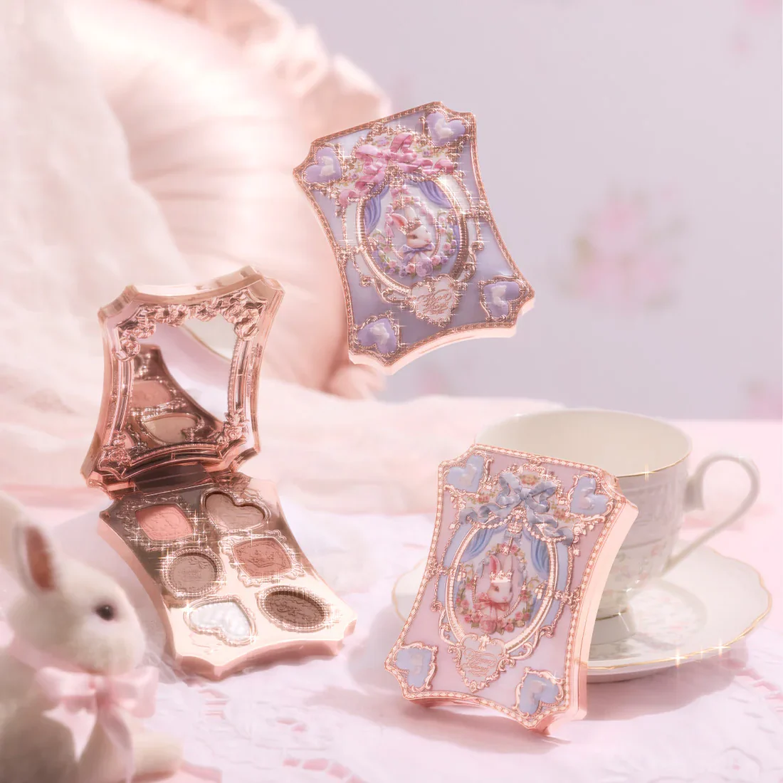 Flower Knows Bunny Garden Collection 6-Color Makeup Palette - Image 4
