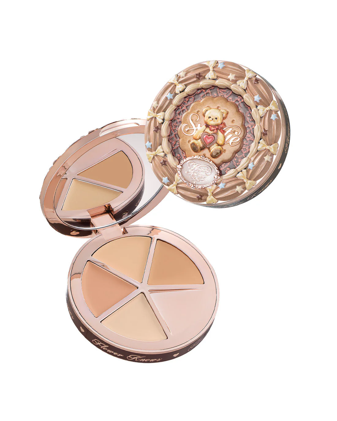 Flower Knows The Sweetie Bear Collection 4-Color Concealer Palette - Image 2