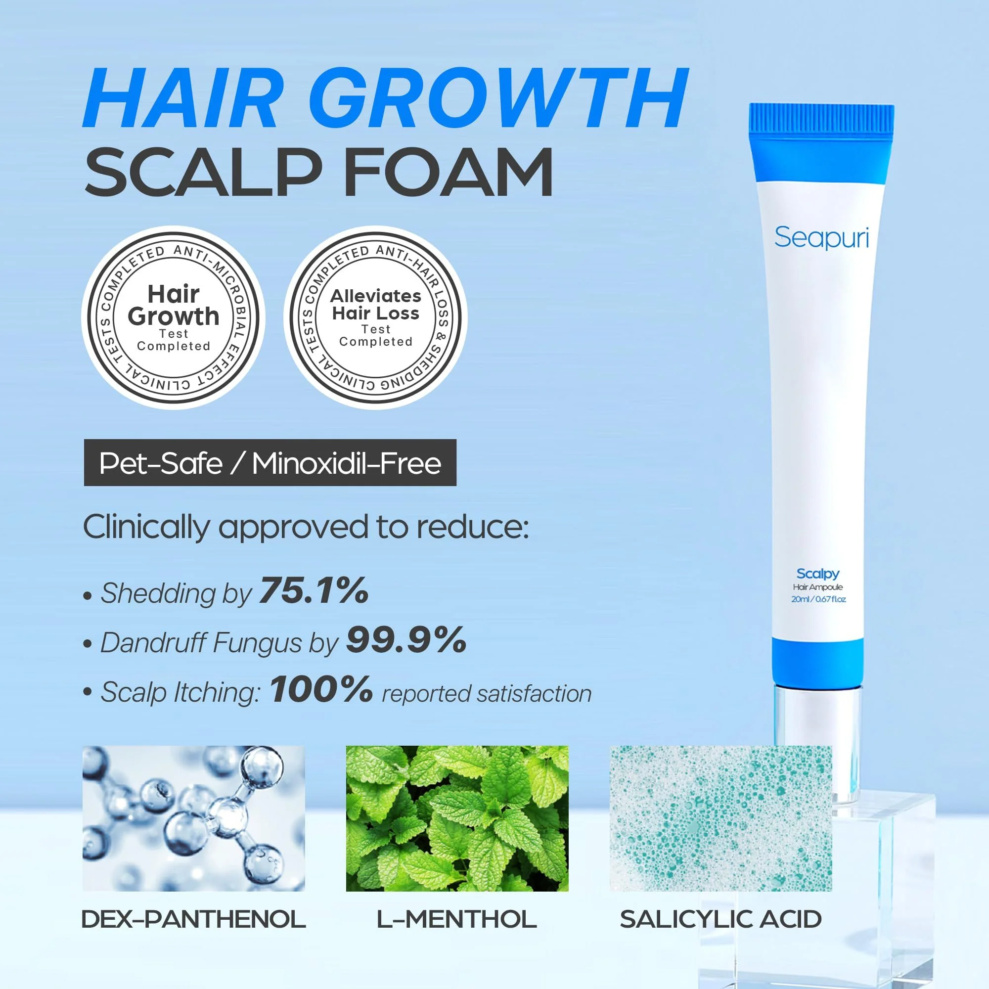 Seapuri Scalpy Hair Serum 20ml - Image 3