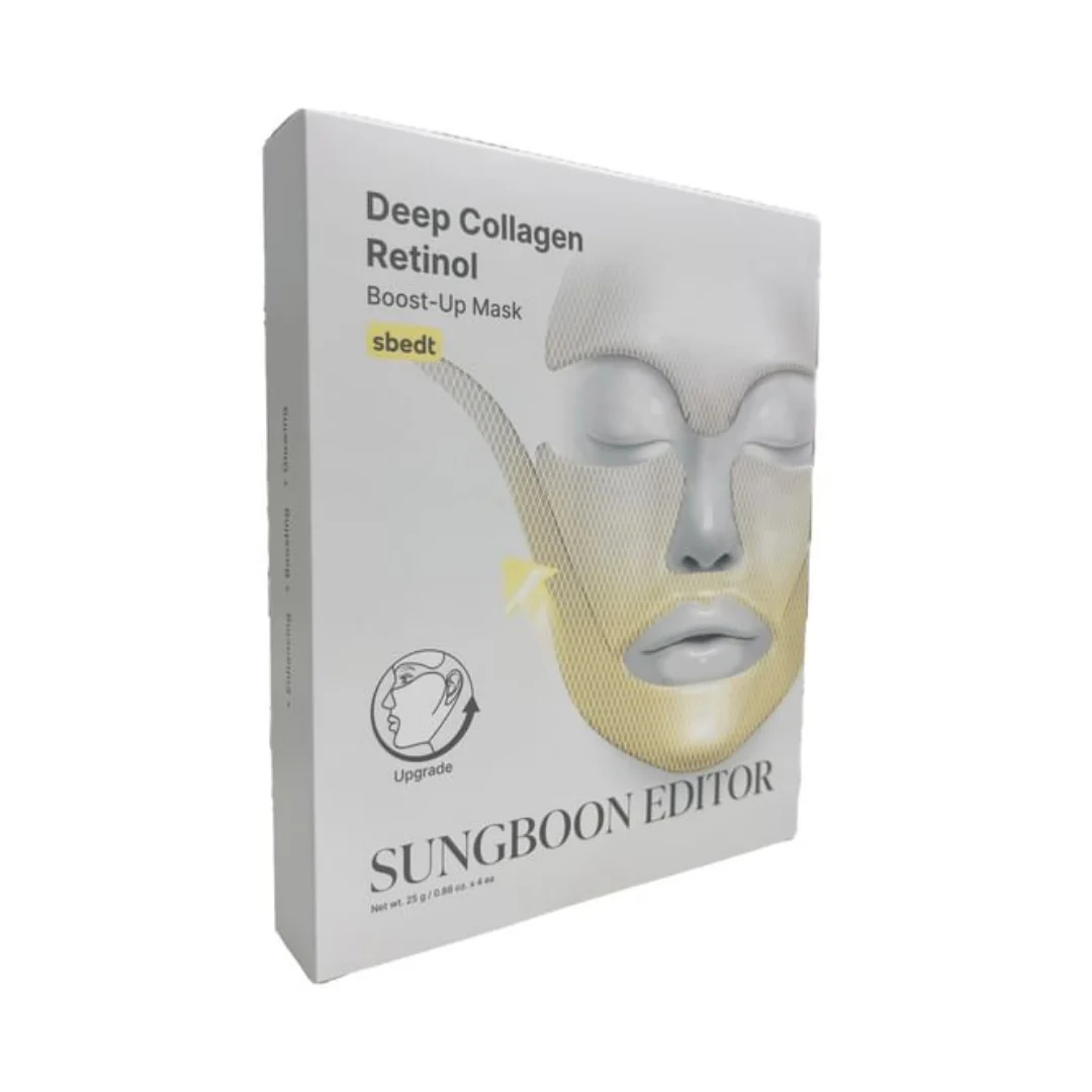 Sungboon Editor Deep Collagen Retinol Tension Boost Up Mask 4Pcs - Image 2