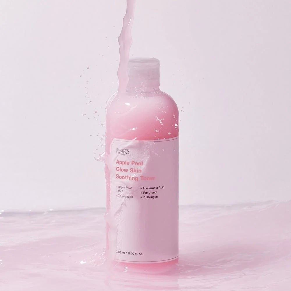 Sungboon Editor Apple Peel Glow Skin Soothing Toner 340ml - Image 5