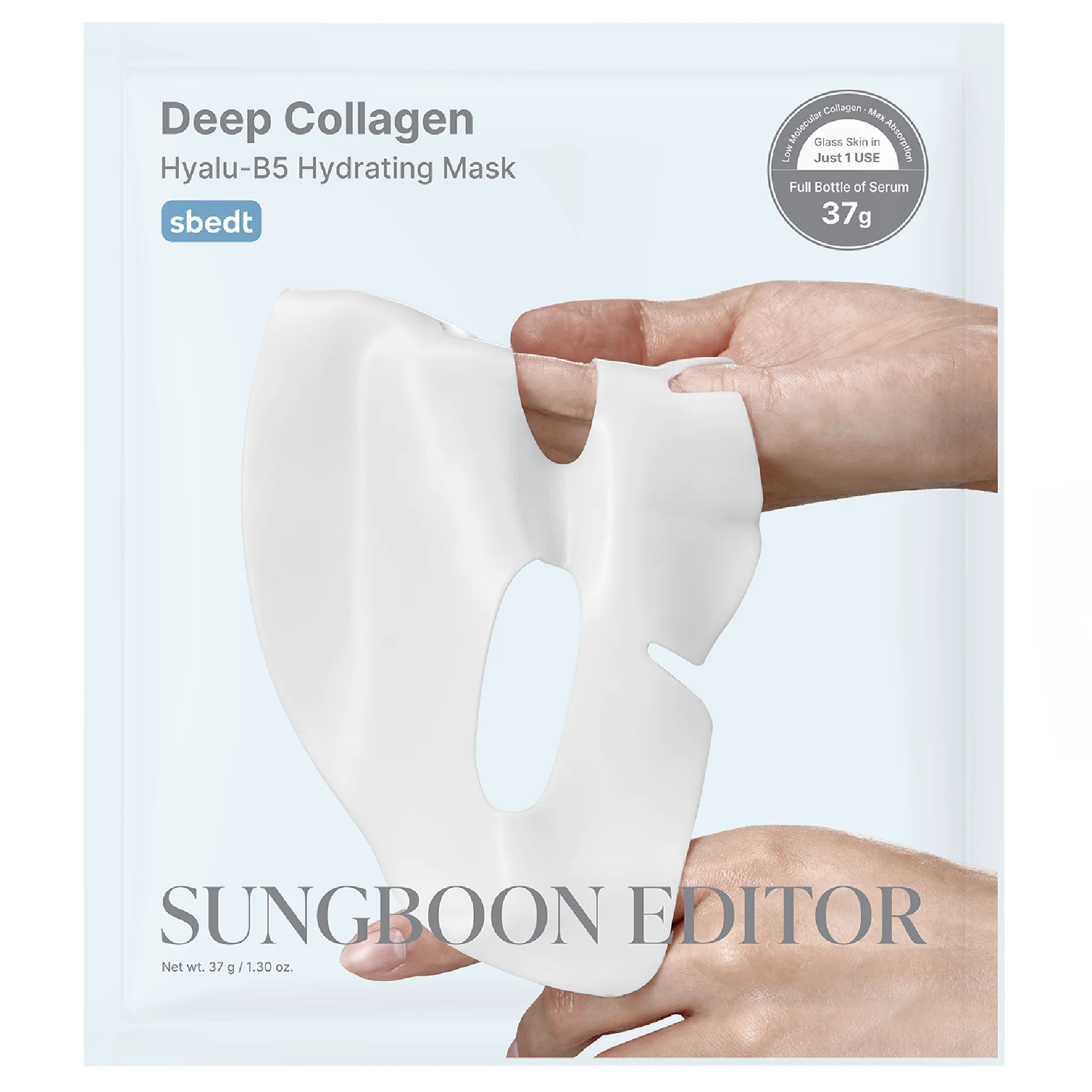 Sungboon Editor Deep Collagen Hyalu-B5 Hydrating Mask 37g 1Pc