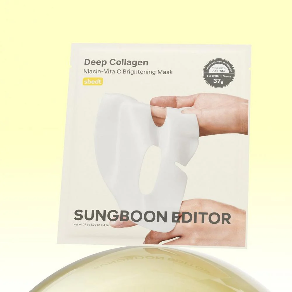 Sungboon Editor Deep Collagen Niacin Vita C Brightening Mask 37g 1Pc - Image 2