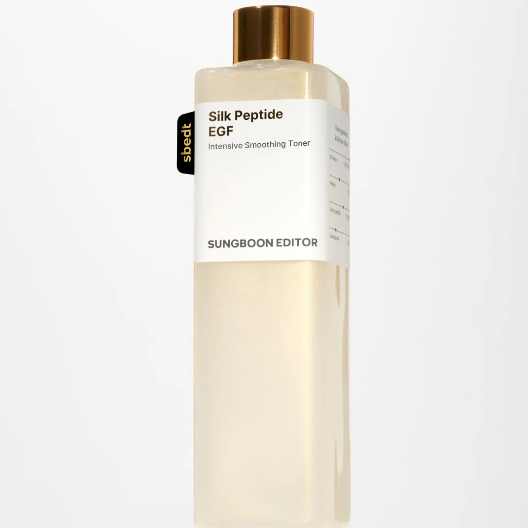 Sungboon Editor Silk Peptide EGF Intensive Smoothing Toner 300ml - Image 6