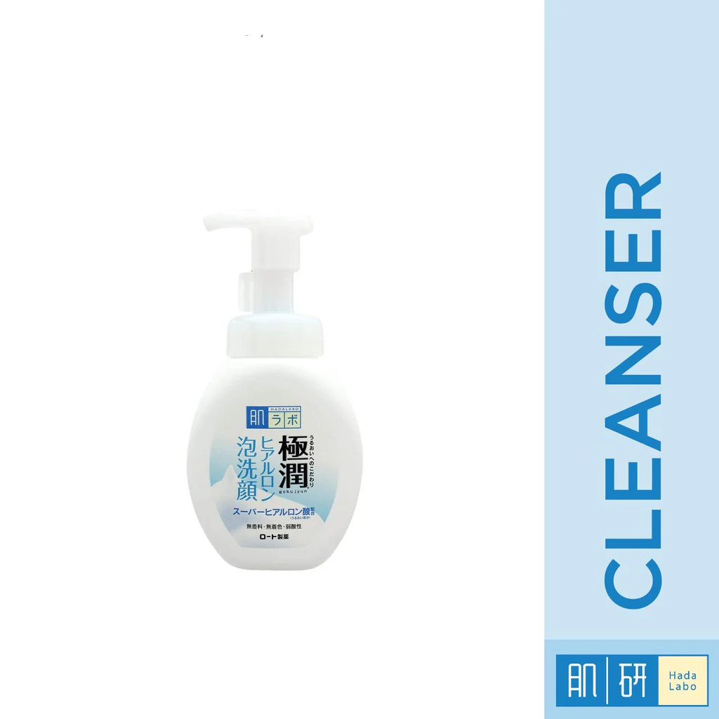 Hada Labo Goku Jyun Hydrating Hyaluronic Foaming Face Wash 160ml