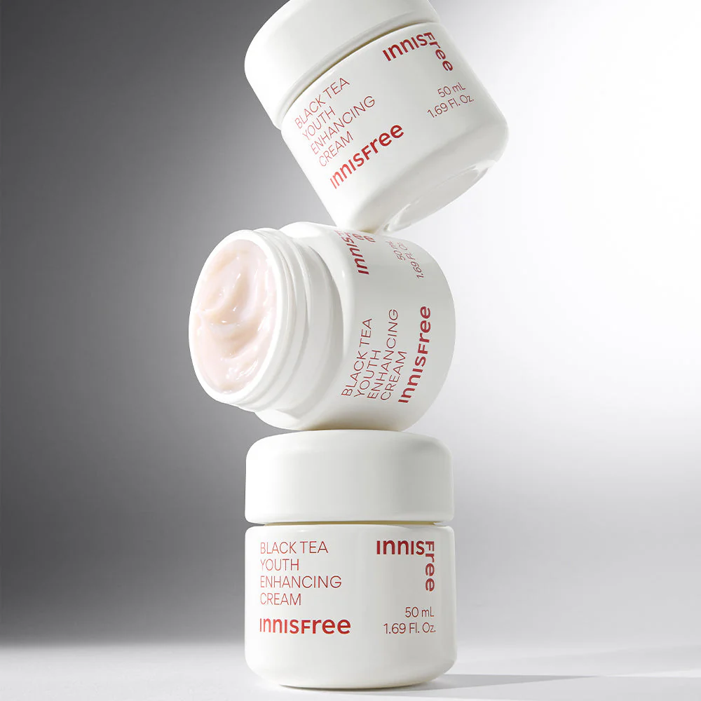 Innisfree Black Tea Enhancing Cream 50ml - Image 2