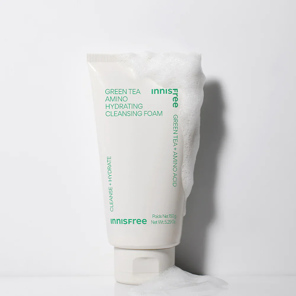 Innisfree Green Tea Moisture Amino Cleansing Foam 150g - Image 2