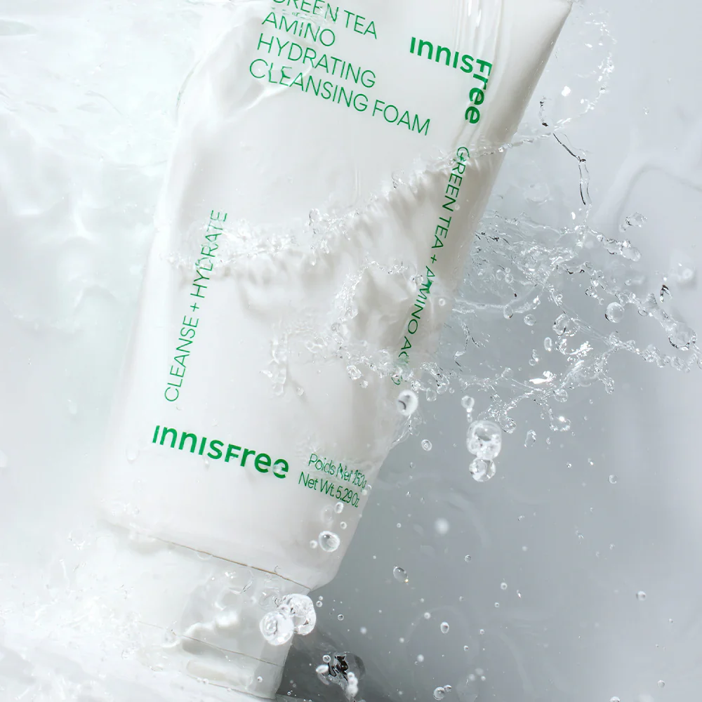 Innisfree Green Tea Moisture Amino Cleansing Foam 150g - Image 3