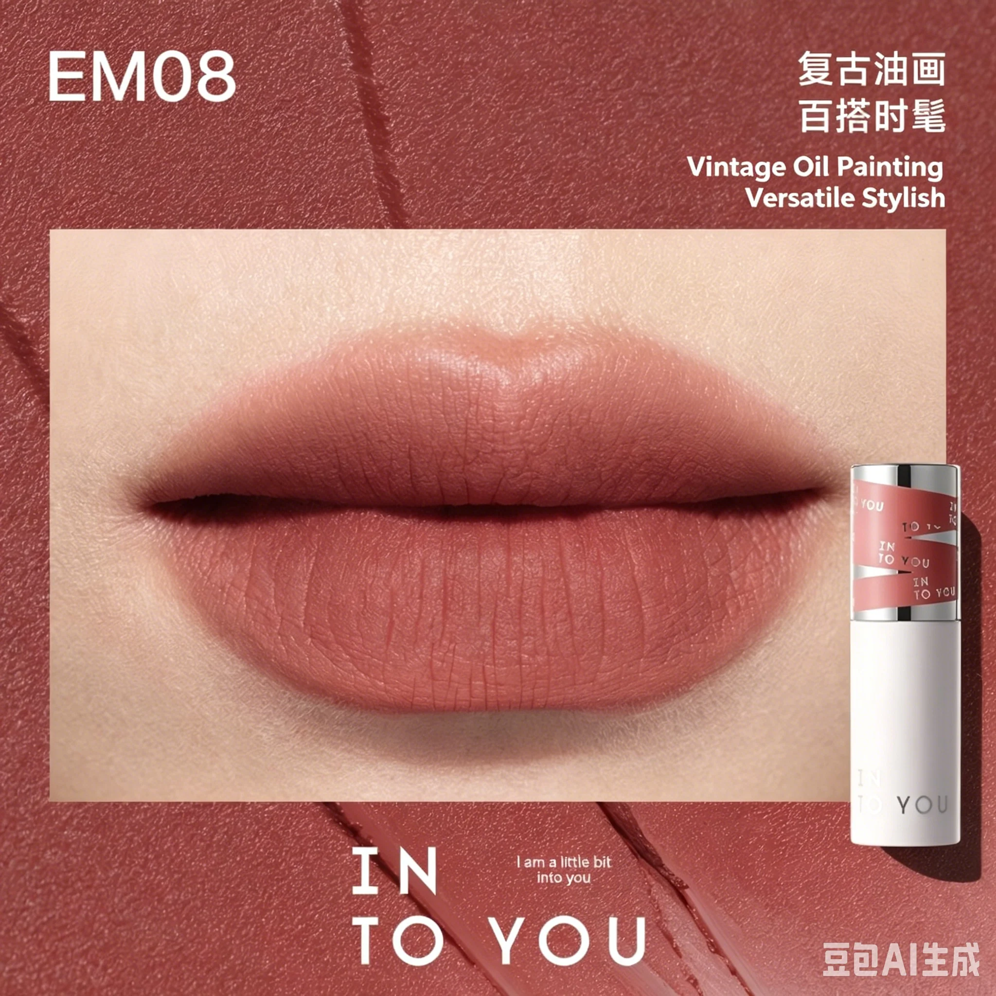 INTO YOU Shero Super Matte Lip And Cheek Mud MEM105 - Image 22